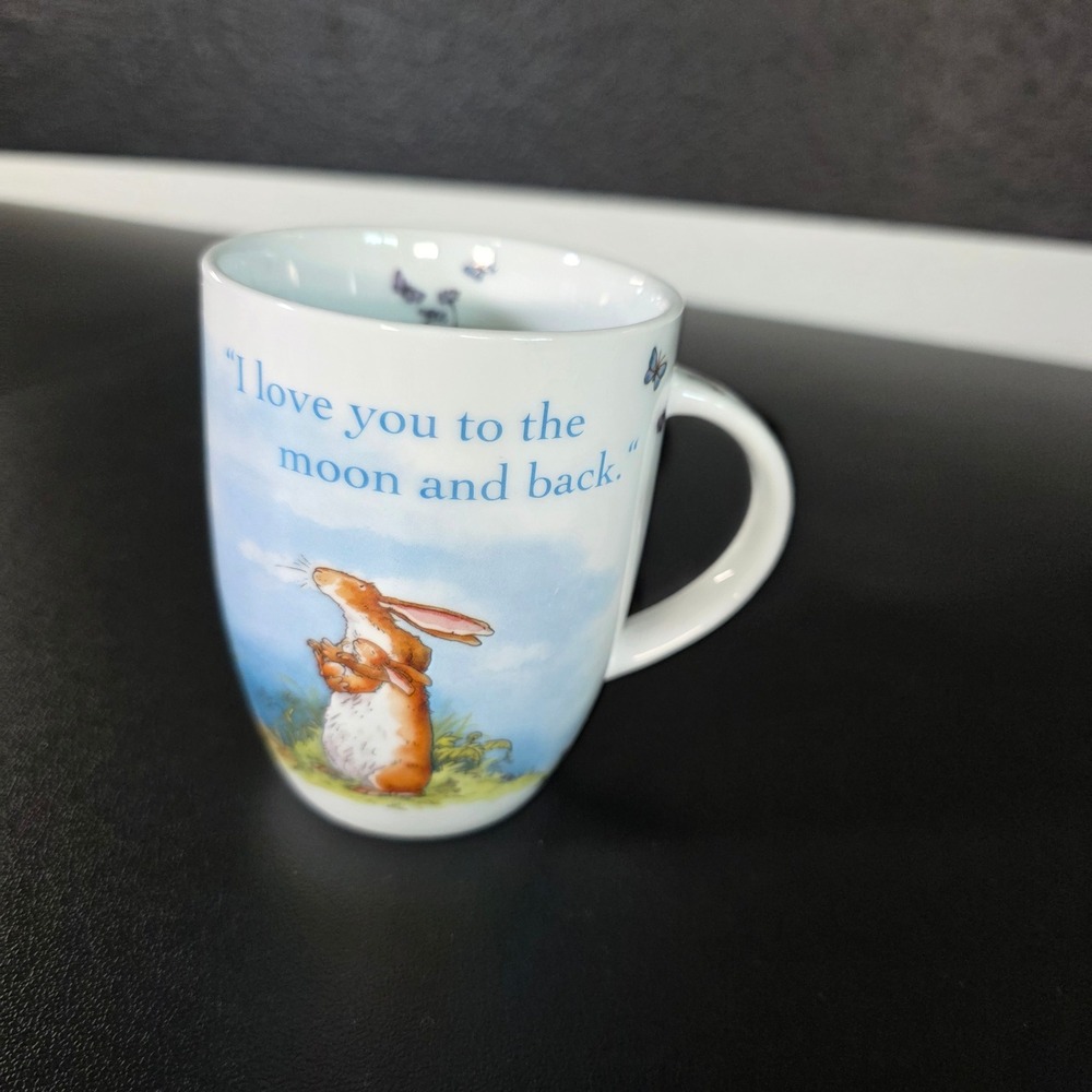Konitz Guess How Much I Love You Moon and Back Bunny Rabbit Mug 2008 Germany